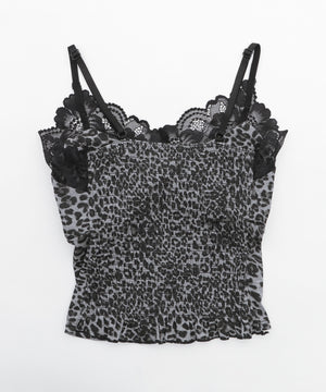 レオパードレースキャミ