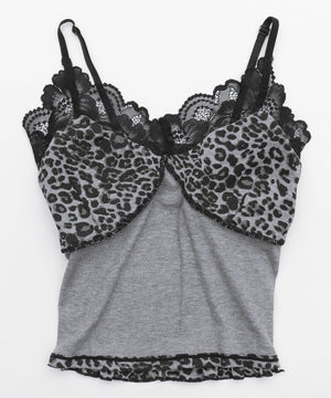 レオパードレースキャミ