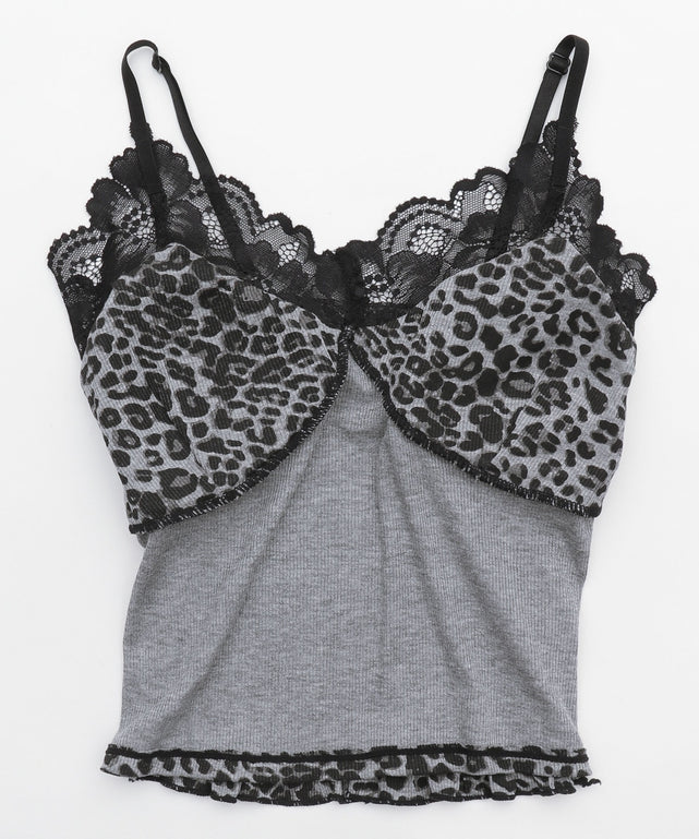 レオパードレースキャミ