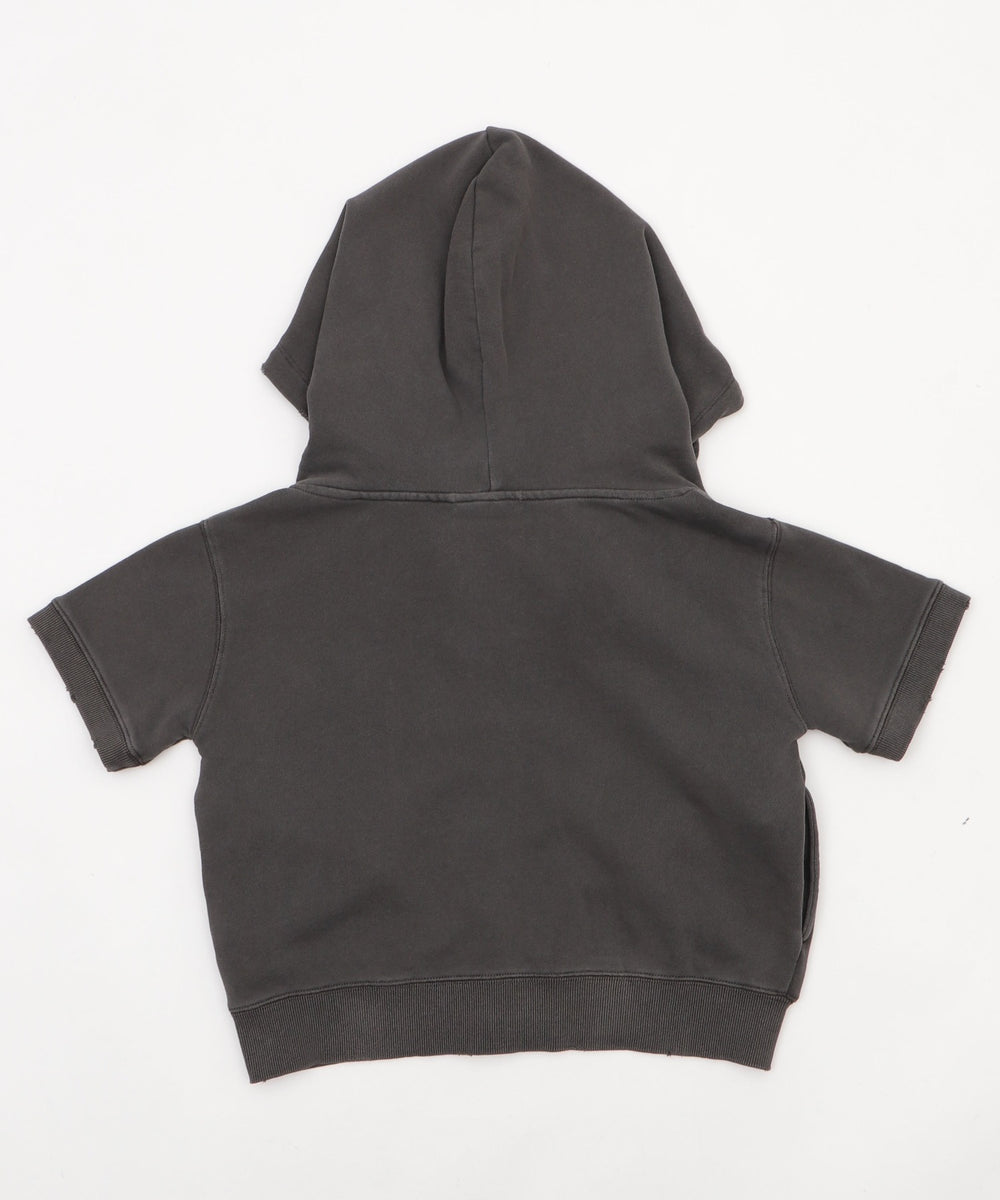 グラフィックWジップパーカー