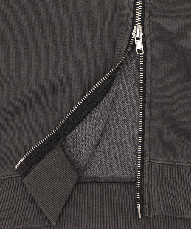 グラフィックWジップパーカー