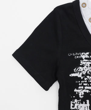 ハトメネックデザインSSトップス