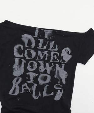 ペイントワンショルダーTOP