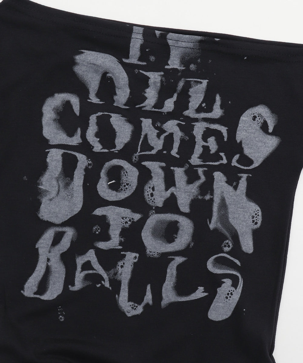 ペイントワンショルダーTOP