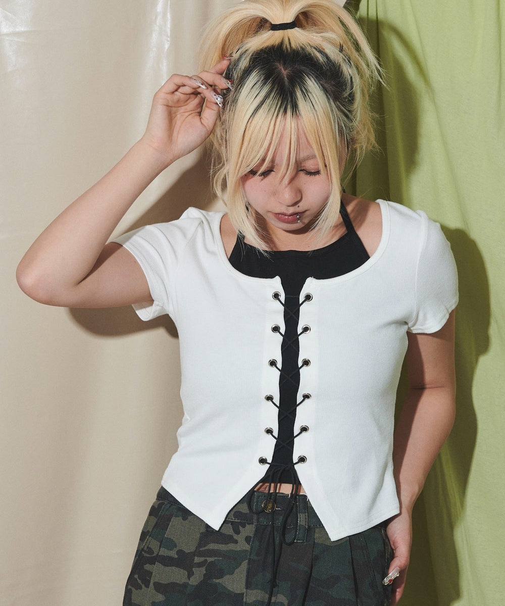 ホワイト モデル：155cm F着用