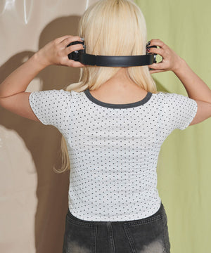 ホワイト モデル：155cm F着用