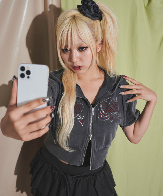 チャコール モデル：155cm F着用