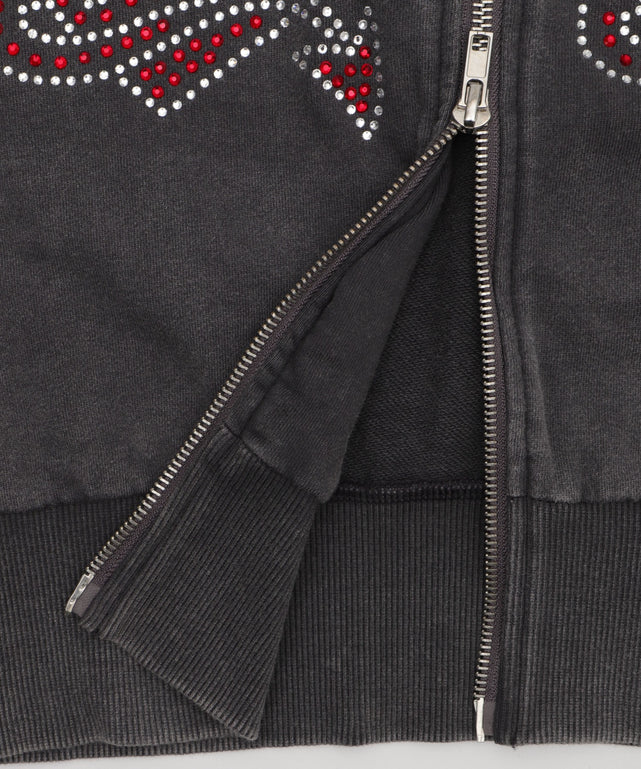 HEARTDEVIL　SSピグメントパーカー