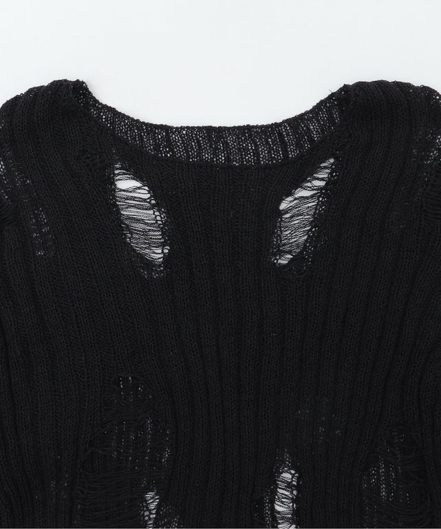 ダメージサマーニット