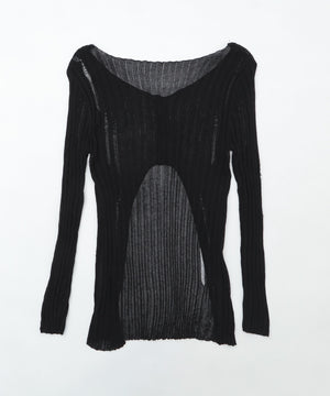 フロントボタンダメージヘムニット