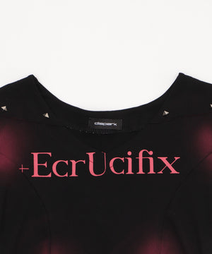 スタッズタイダイロゴT