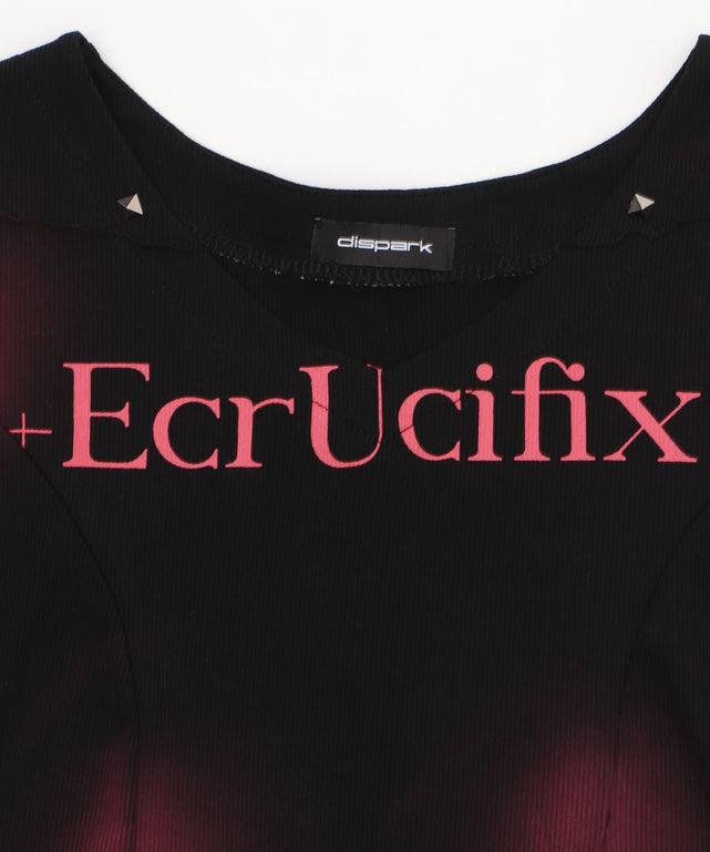 スタッズタイダイロゴT