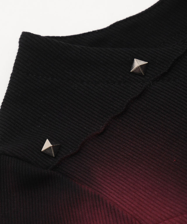 スタッズタイダイロゴT