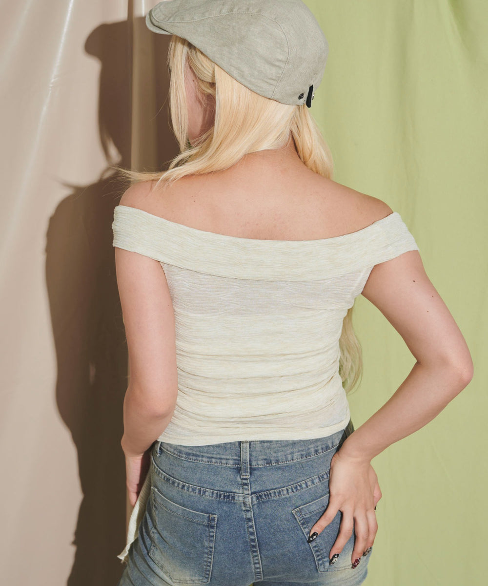 ホワイトアイボリー モデル：155cm F着用