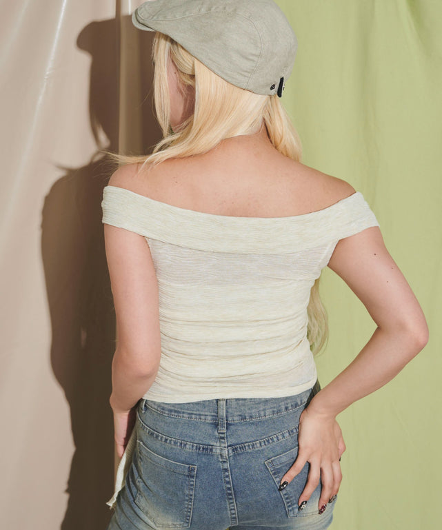 ホワイトアイボリー モデル：155cm F着用