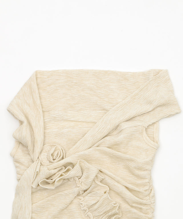 ローズアシメフリルTOP