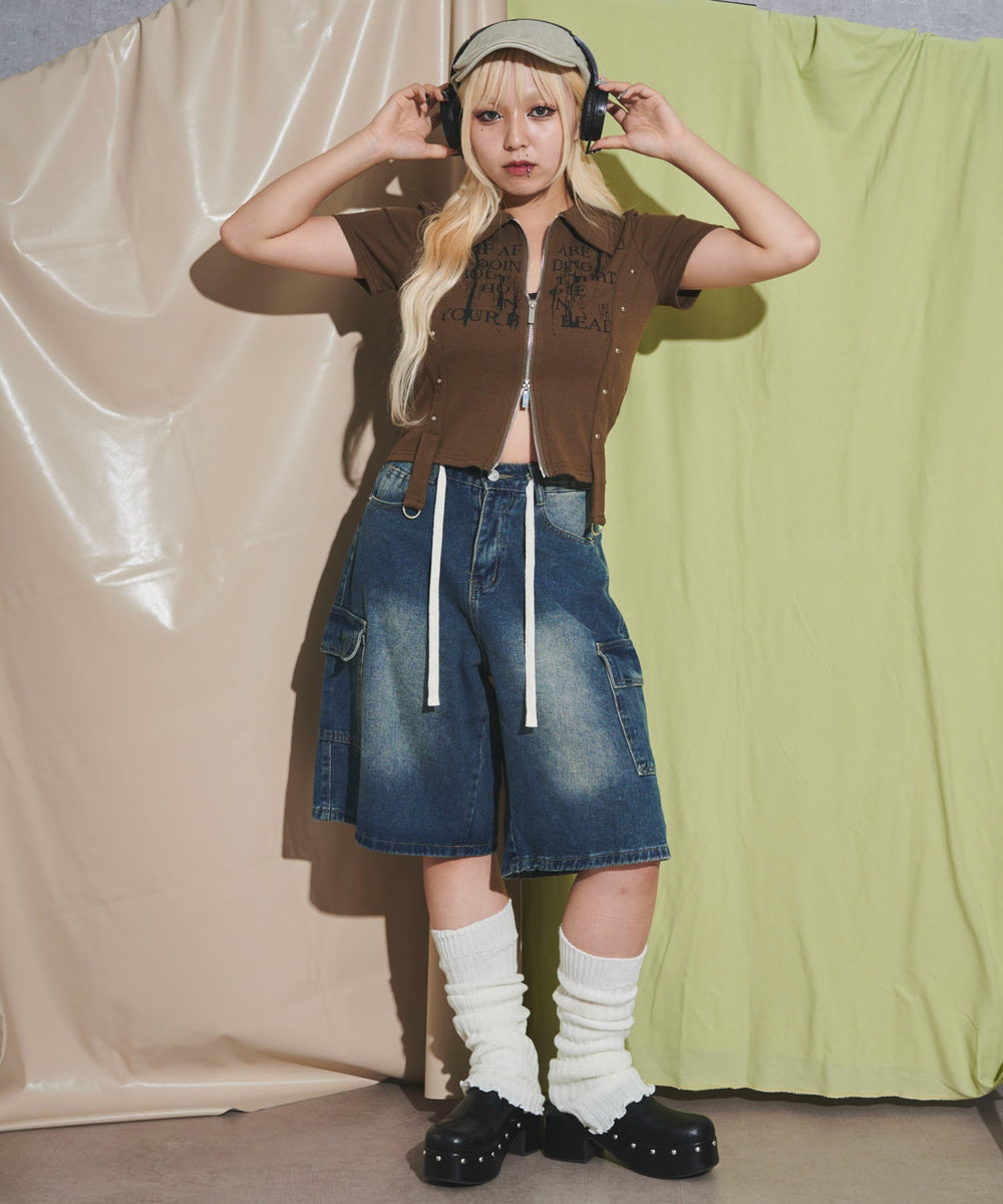 カーキ モデル：155cm F着用