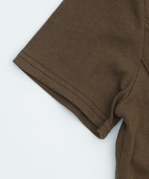 WジップスタッズクロップドSSトップス