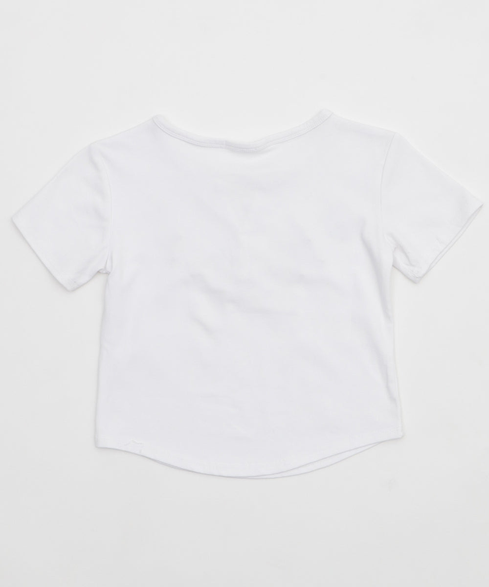 ヘンリーネックドームスタッズT