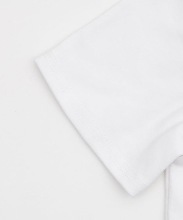 ヘンリーネックドームスタッズT