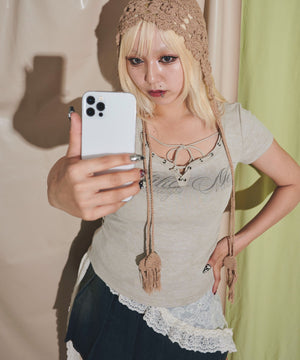 ベージュ モデル：155cm F着用