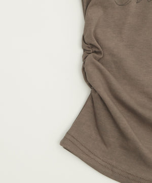 サイドギャザーハトメストリングT