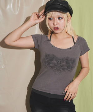 チャコール モデル：155cm F着用