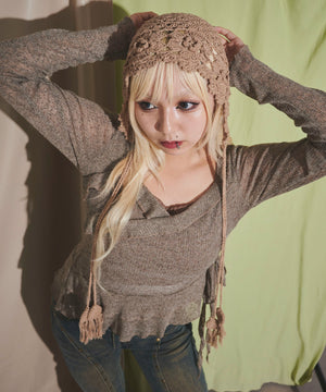 ブラウン モデル：155cm F着用