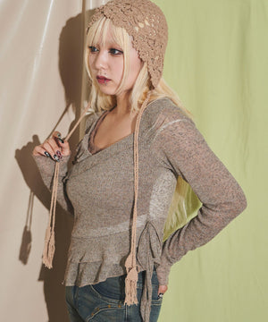 ブラウン モデル：155cm F着用