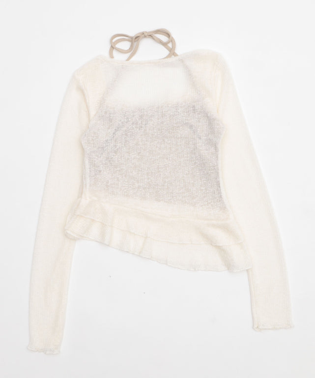 キャミレイヤードフリルデザインTOP