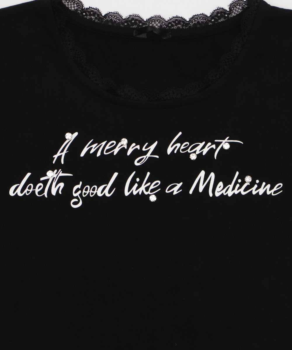 レースロゴスタッズT