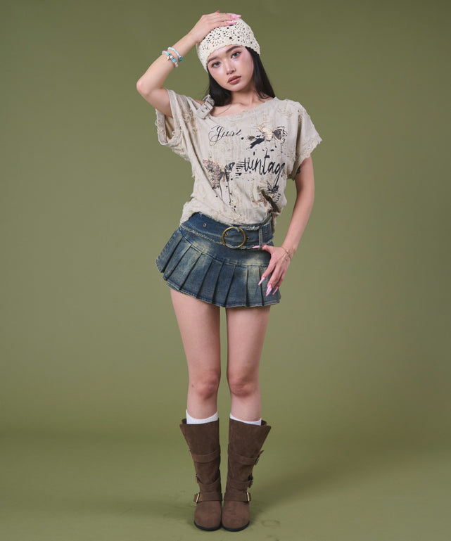 デニム モデル：163cm F着用