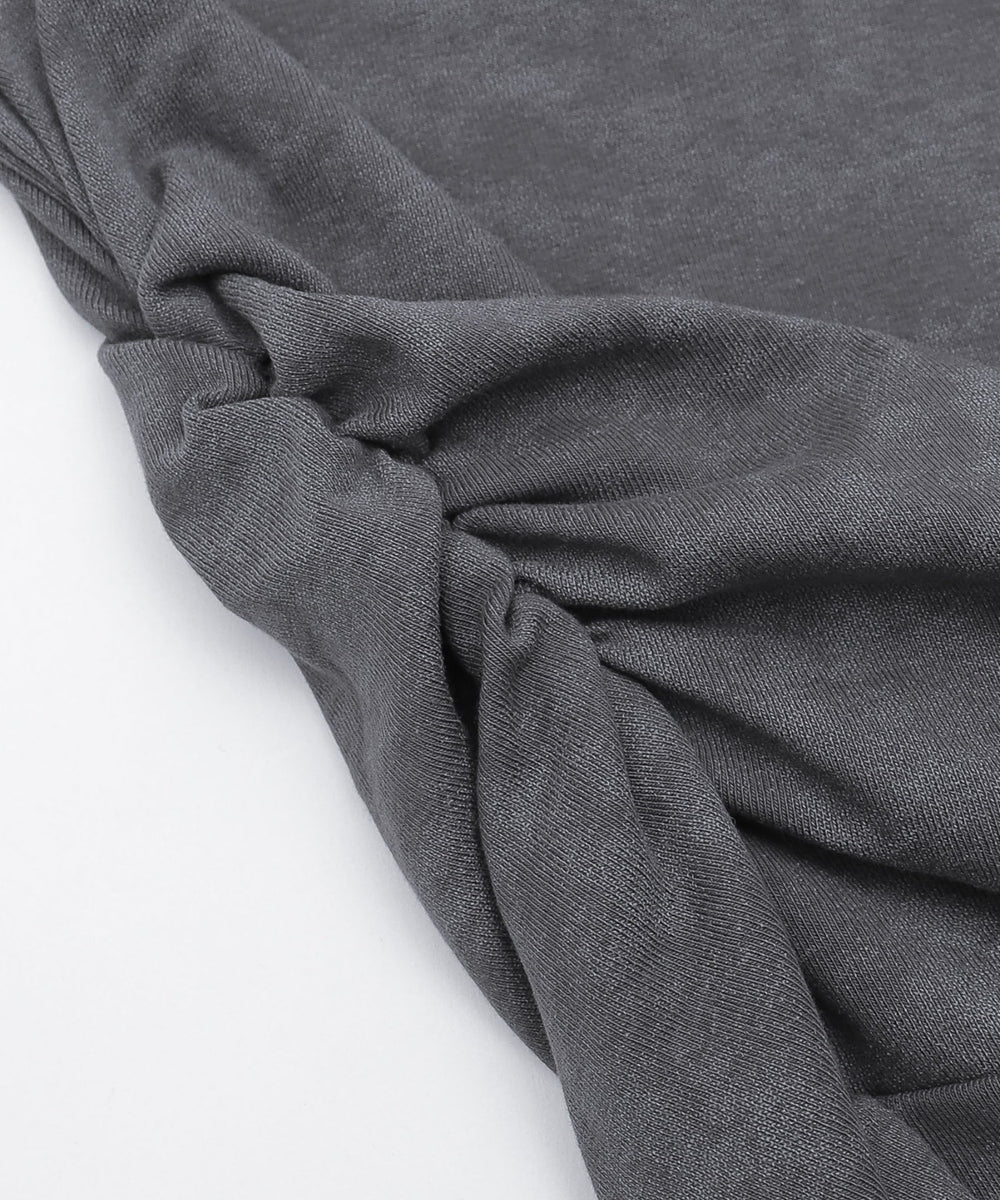 ブローチ付きフリルキャミワンピ