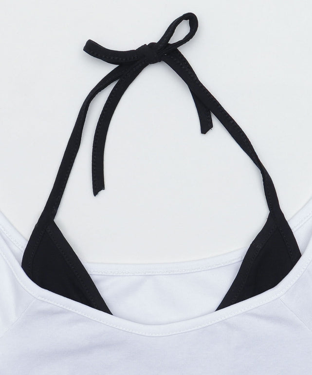 レイヤードプリントロゴT