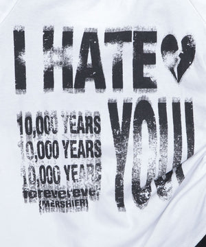 レイヤードプリントロゴT