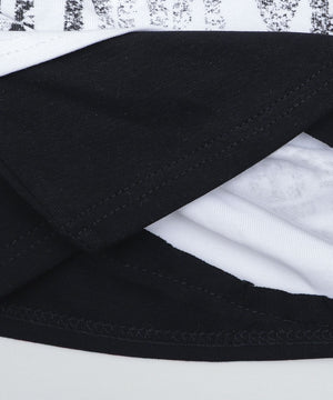 レイヤードプリントロゴT