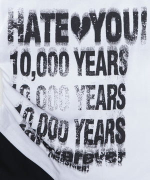 レイヤードプリントロゴT