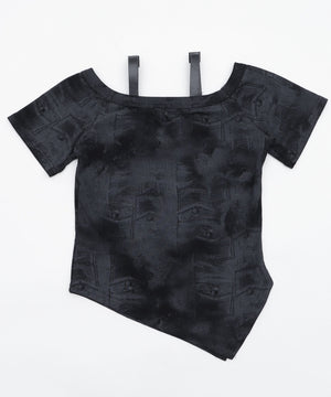 ショルダーストラップオフショルT