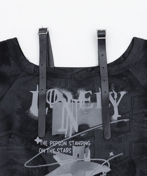 ショルダーストラップオフショルT