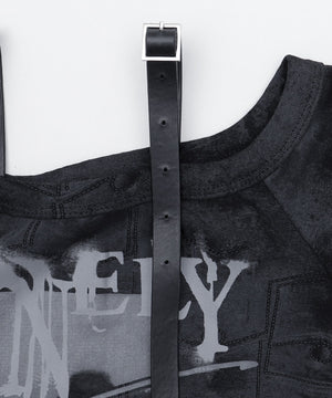 ショルダーストラップオフショルT