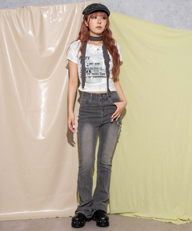 ホワイト モデル：160cm F着用