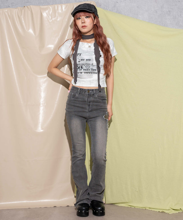 ホワイト モデル：160cm F着用