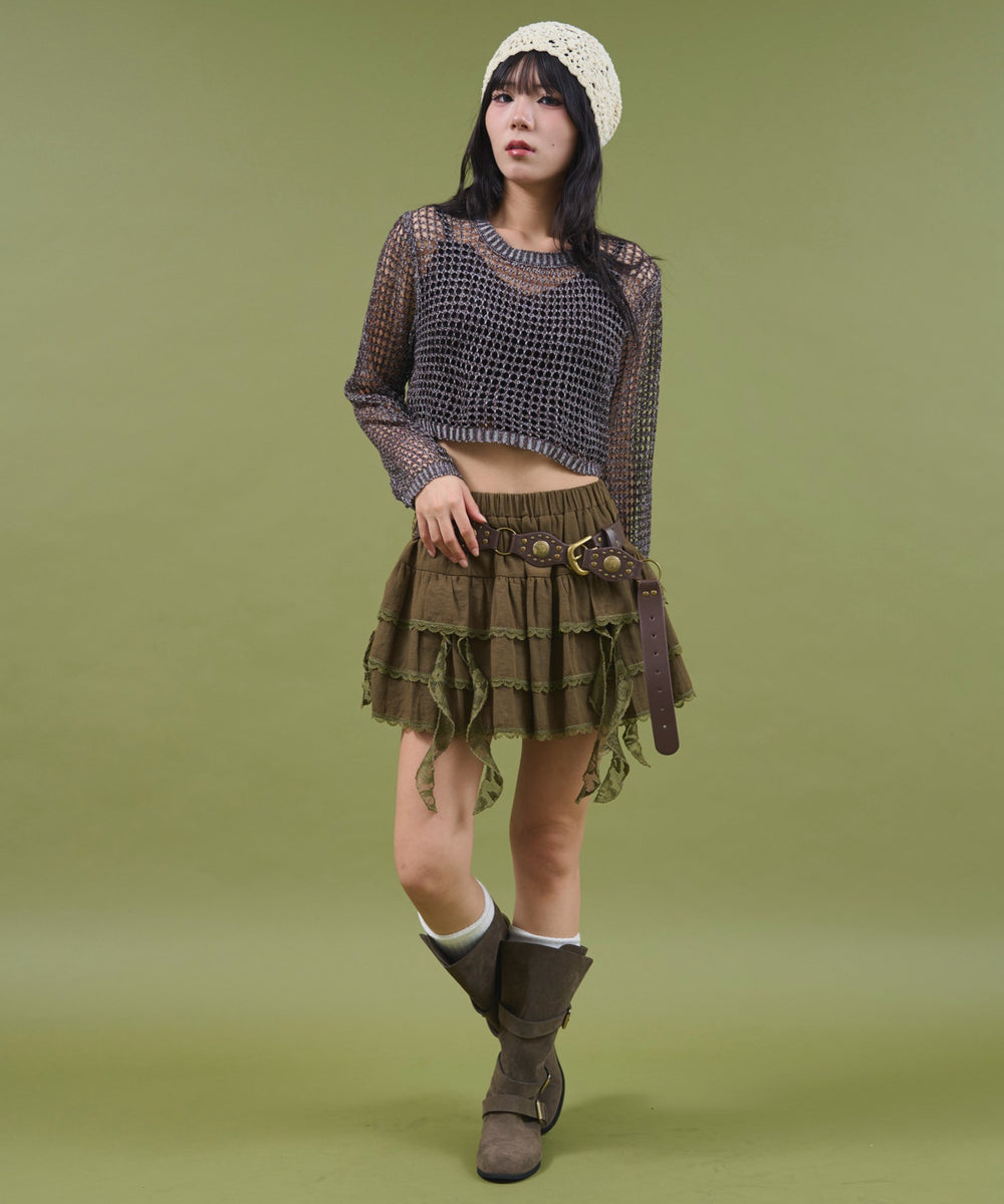 ブラウン モデル：160cm F着用