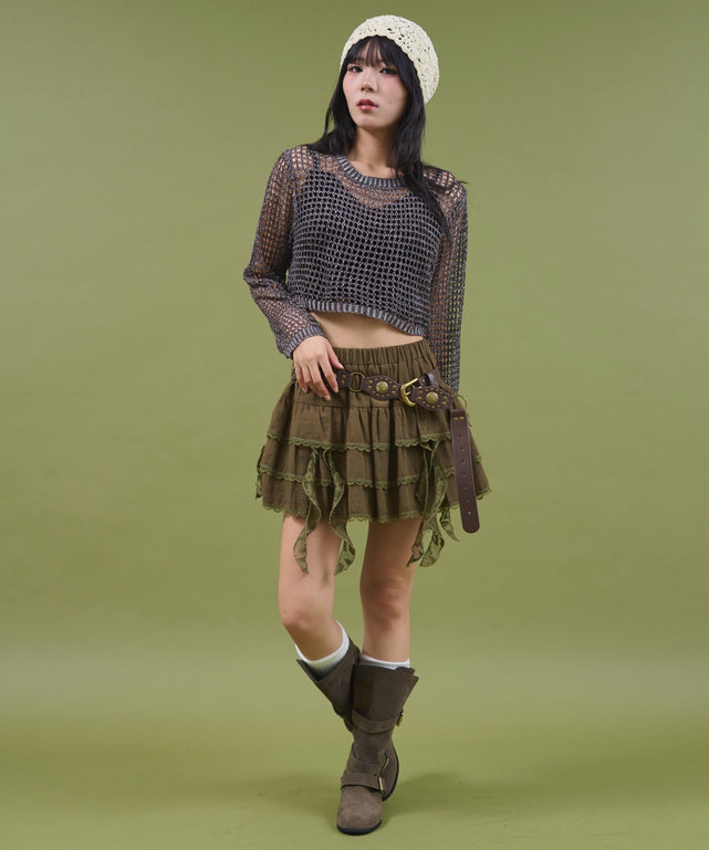 ブラウン モデル：160cm F着用