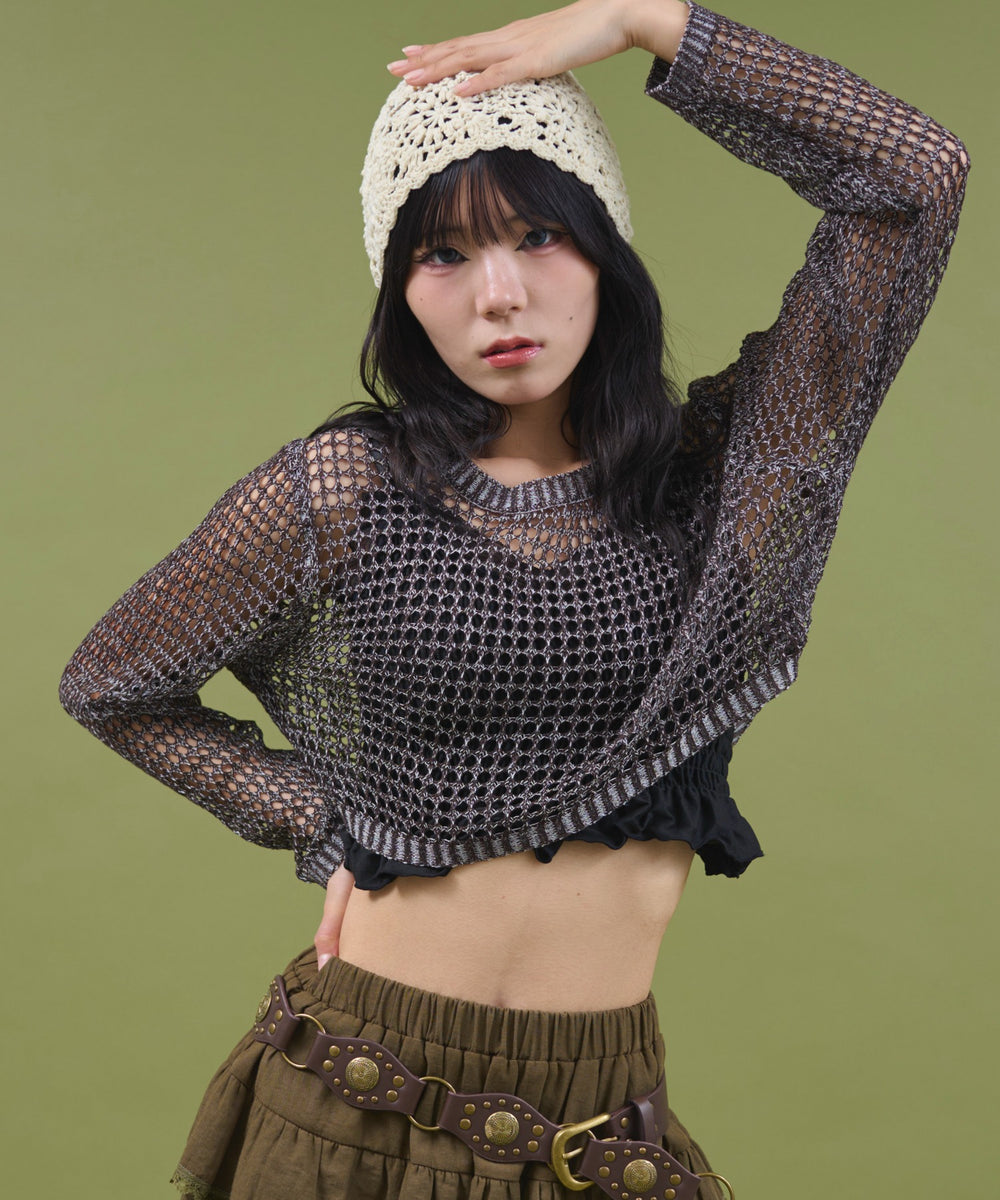 ブラウン モデル：160cm F着用