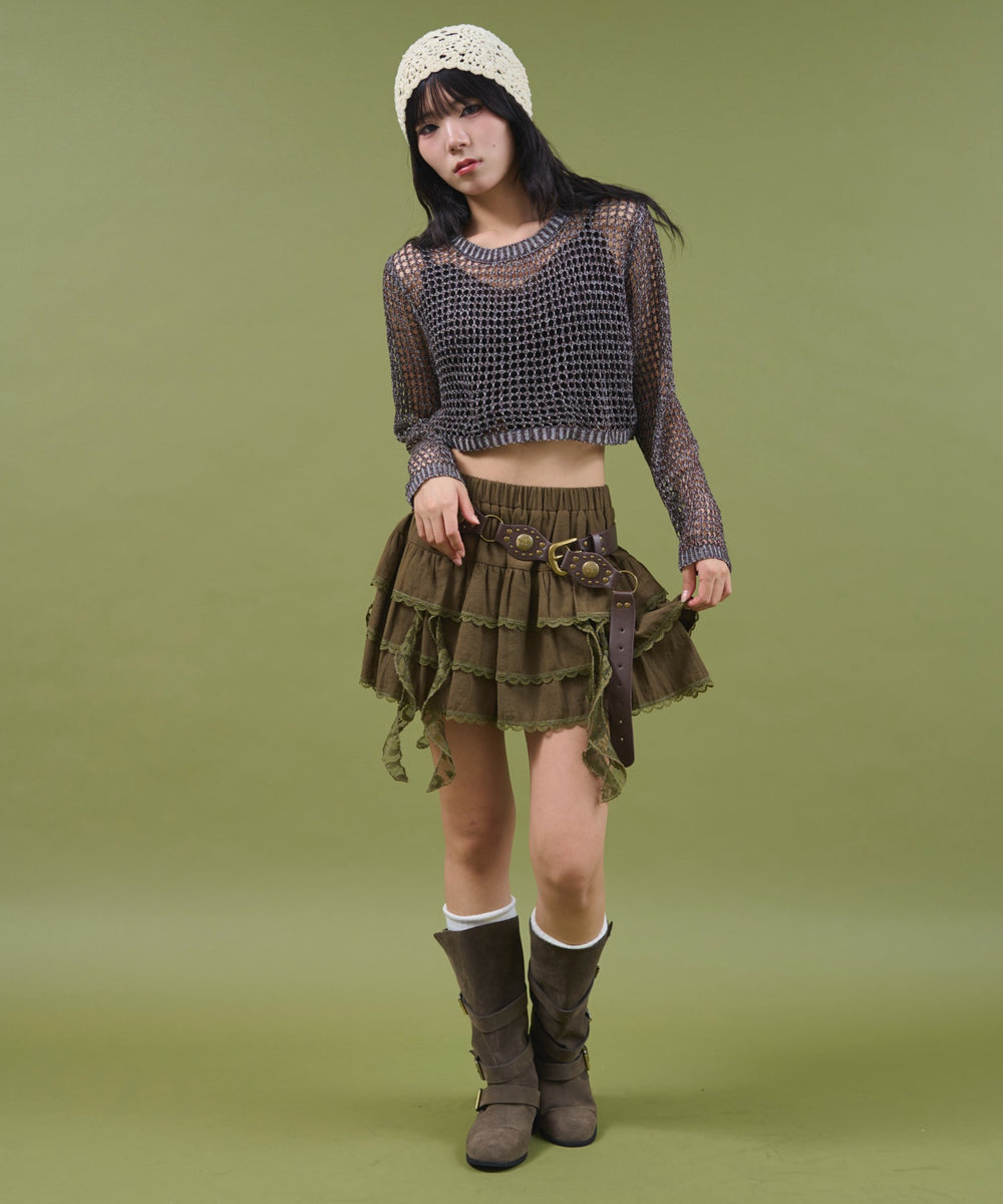 ブラウン モデル：160cm F着用