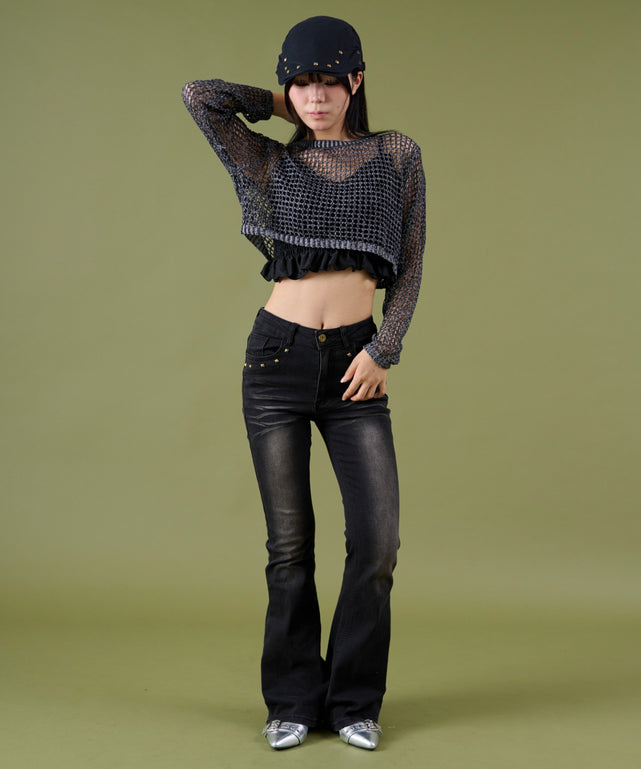 ブラック モデル：160cm F着用