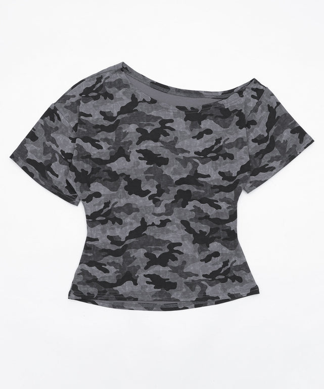 ランダムロゴカモフラT