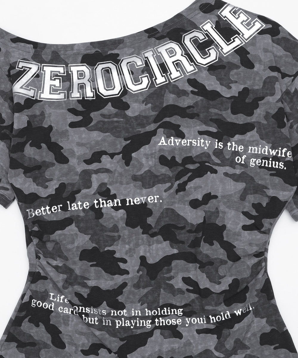 ランダムロゴカモフラT