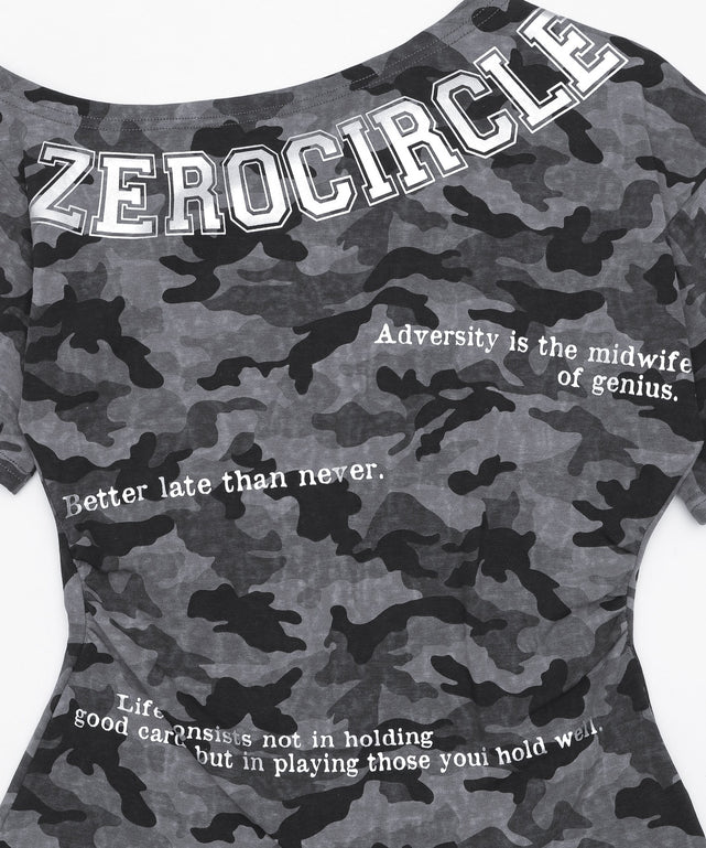 ランダムロゴカモフラT